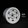 Gmade 1.9 in. SR05 Beadlock Wheels, Gloss White - 2 Piece, 2PK GMA70506